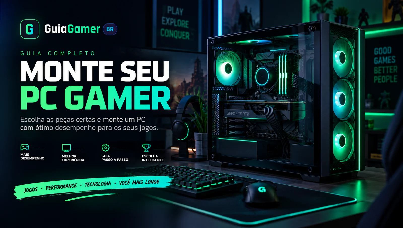 Monte seu PC Gamer: escolha a configuração ideal para seu orçamento