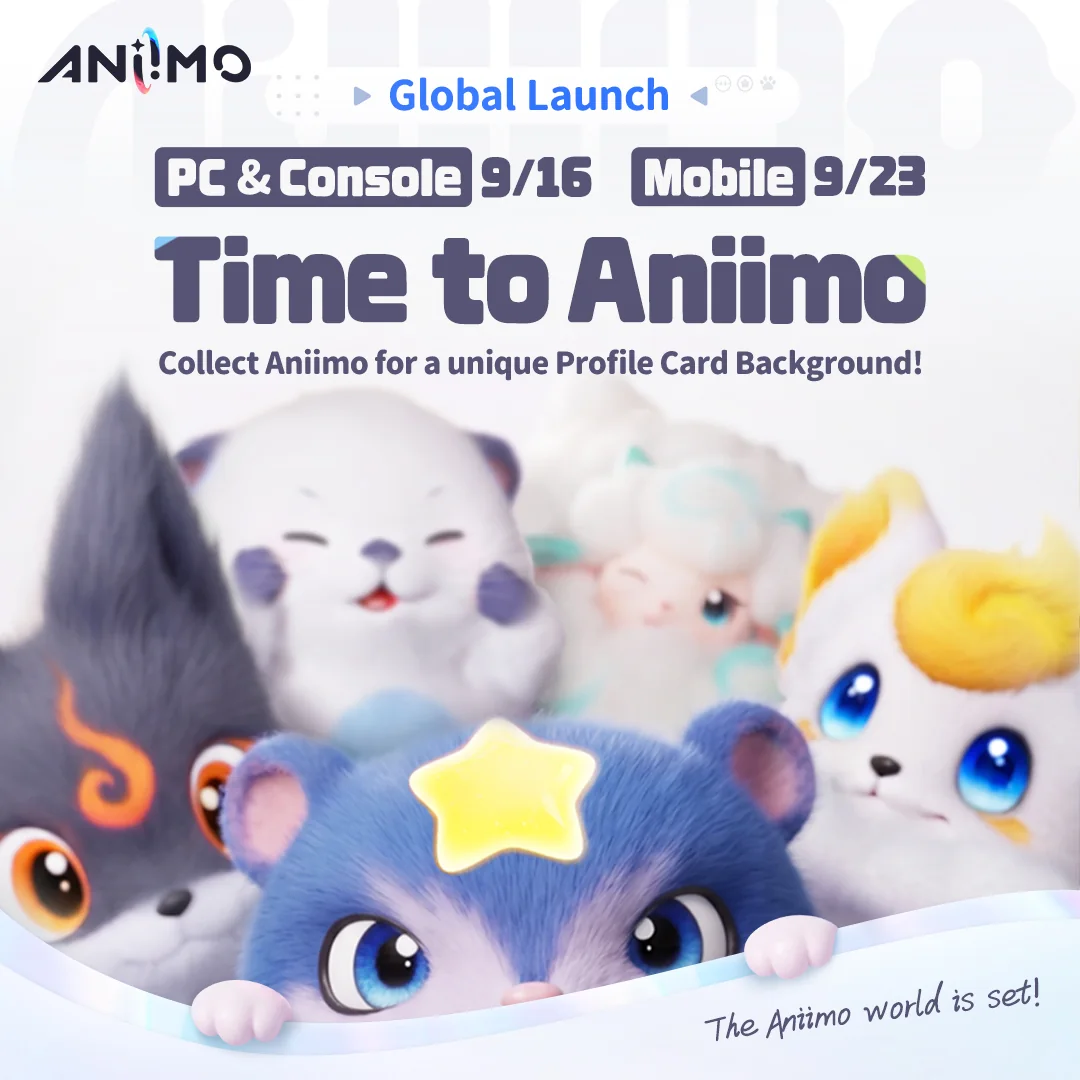 Arte oficial Time to Aniimo divulgada para o lançamento mundial do jogo