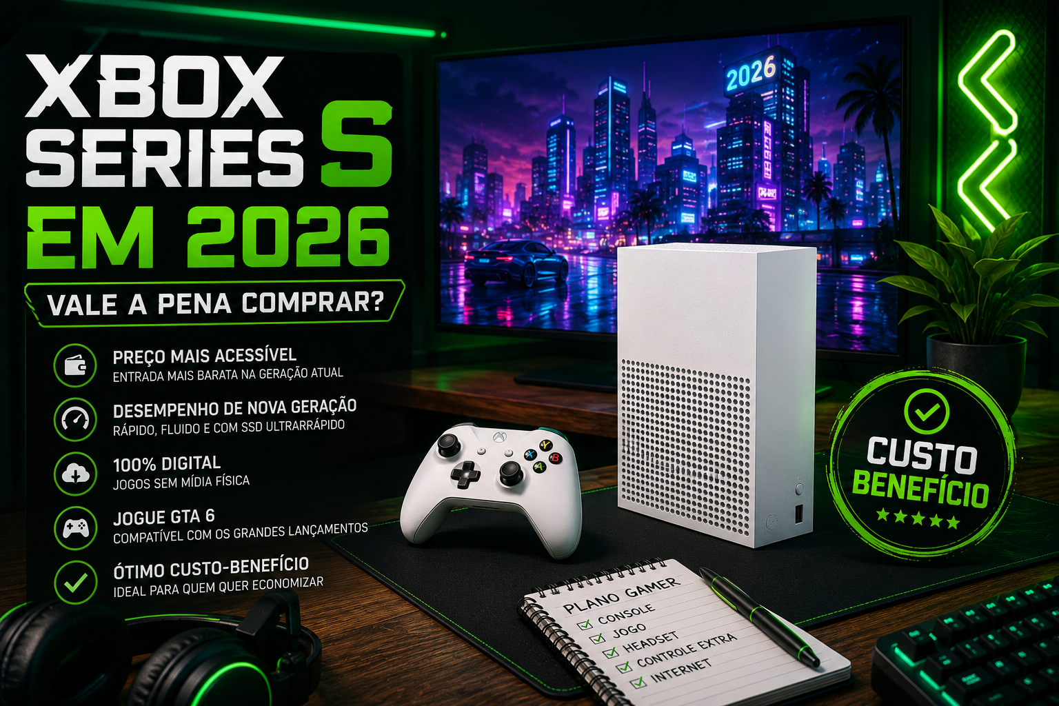 Vale a pena comprar Xbox Series S em 2026?