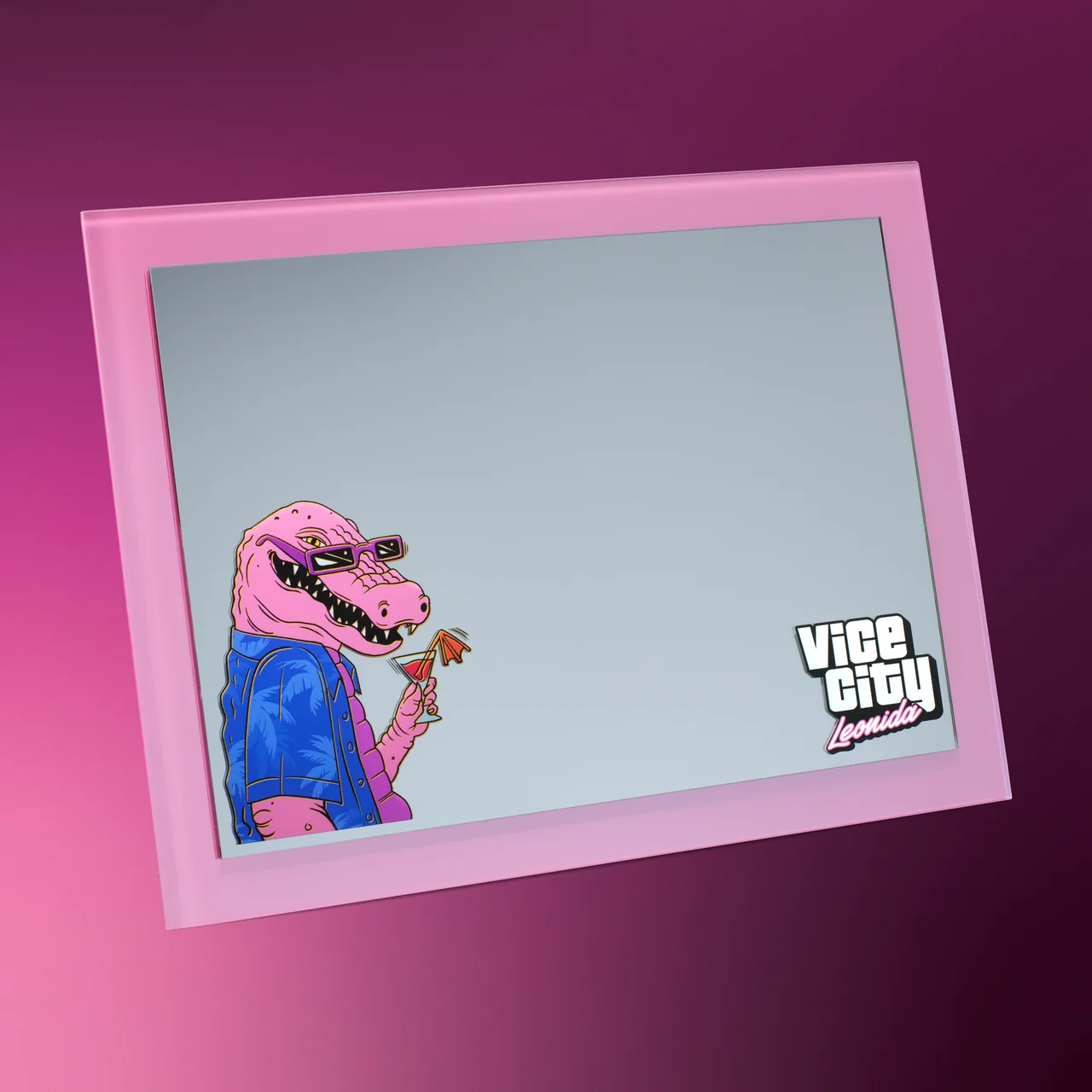 Espelho magnético de Macca o Jacaré da coleção de GTA 6