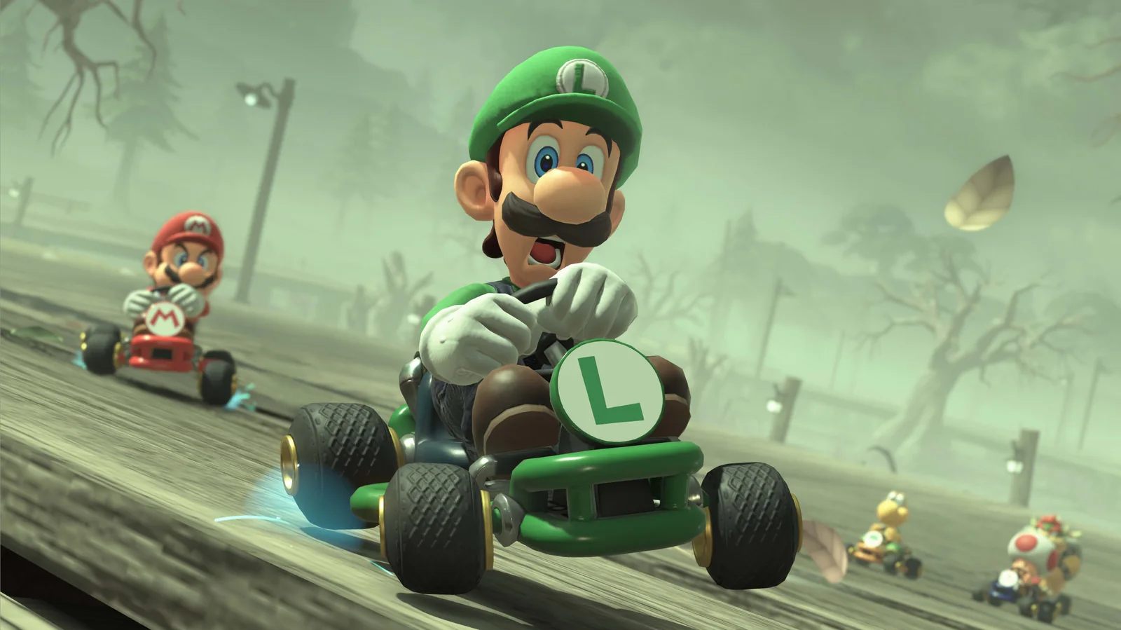 Ghost Valley em Mario Kart World na atualização 1.8.0