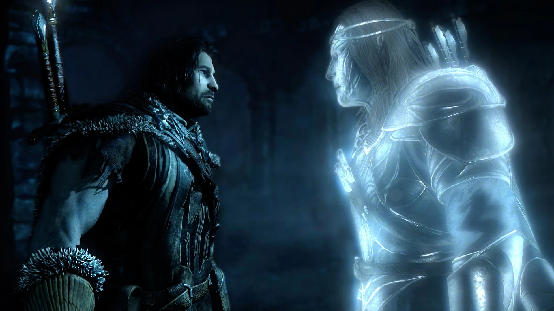 Cena de Middle-earth: Shadow Bundle ambientada nas paisagens da Terra-média