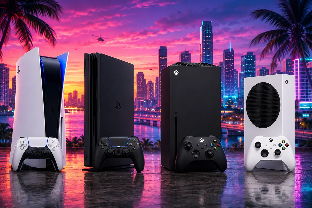 Qual console comprar para GTA 6? PS5, PS5 Pro, Xbox Series X ou Series S